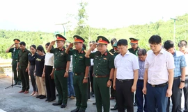 Tri ân các anh hùng liệt sĩ hy sinh tại khu vực Rào Trăng