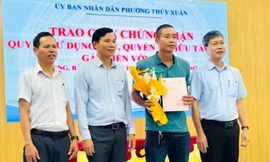 Phường đầu tiên tại Huế cấp sổ đỏ cho dân sau khi vận hành theo mô hình mới