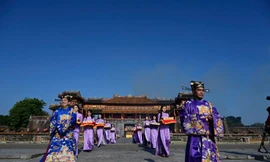 Tái hiện lễ Ban Sóc triều Nguyễn trong ngày đầu 2026