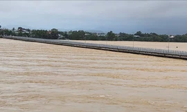 Cầu Câu Lâu trên Quốc lộ 1 nguy cơ bị cuốn trôi, Chủ tịch Đà Nẵng chỉ đạo khẩn 