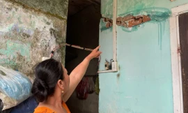 Nhà dân Đà Nẵng nứt nẻ do quá trình thi công đường cao tốc