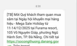 Đà Nẵng lên tiếng việc nhắn tin cho người dân mời mua sắm hàng hiệu