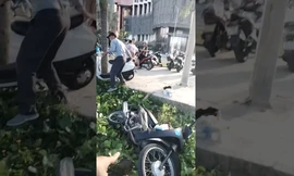 Thực hư nhân viên bãi biển ở Đà Nẵng xô đổ xe máy của người dân