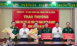 Đà Nẵng thưởng nóng 200 triệu đồng cho ban chuyên án phá vụ 300kg ma túy