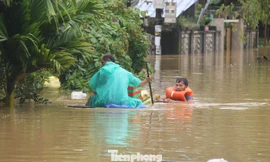 Mưa lũ ở thành phố Đà Nẵng.