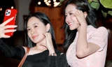 Hoa hậu Hà Trúc Linh tổng duyệt chương trình Đắk Lắk - Âm vang ngày mới 