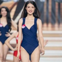 Cô gái 19 tuổi cao 1,79 m tại Hoa hậu Việt Nam