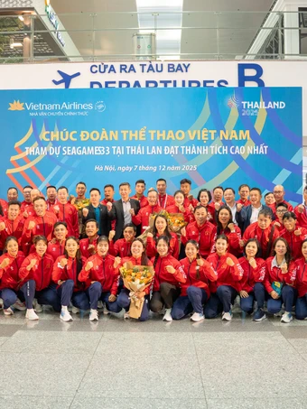 Trang trọng lễ tiễn Đoàn Thể thao Việt Nam dự SEA Games 33