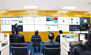 Trung tâm giám sát hệ thống công nghệ thông tin ngành Thuế. 