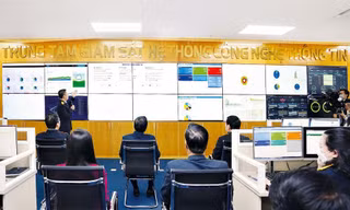 Trung tâm giám sát hệ thống công nghệ thông tin ngành Thuế. 