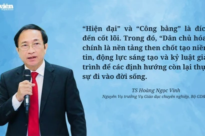 Dân chủ hoá là chìa khoá kéo cả hệ thống giáo dục đi lên