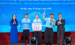 Sinh viên biến loại lúa bỏ đi thành trà thảo dược