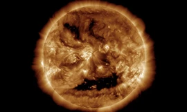 Phát hiện 'nụ cười ma quái’ của Mặt trời đúng dịp Halloween