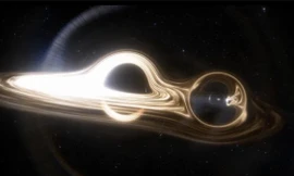 Lần đầu tiên chụp được hình ảnh hai hố đen quay quanh nhau