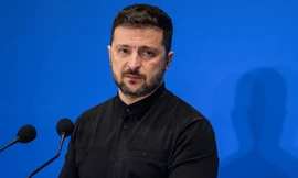 Tổng thống Ukraine Volodymir Zelensky. (Ảnh: Getty)