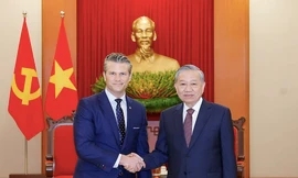 Tổng Bí thư Tô Lâm tiếp Bộ trưởng Bộ Chiến tranh Mỹ Pete Hegseth