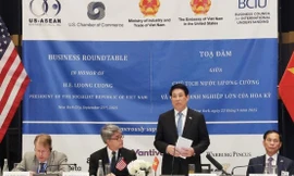 Chủ tịch nước Lương Cường mời doanh nghiệp Mỹ đầu tư vào Việt Nam