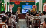 Cảnh sát giao thông TPHCM vào trại giam tuyên truyền pháp luật cho phạm nhân chuẩn bị được đặc xá