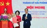 Bà Bùi Thị Hồng Vân, tân Bí thư Đảng ủy phường An Dương. 