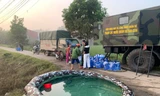Đưa trạm lọc nước Quân đội chế tạo hỗ trợ người dân vùng lũ Thái Nguyên và Bắc Ninh