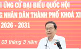 Chủ tịch Quốc hội Trần Thanh Mẫn tiếp xúc cử tri tại TPHCM