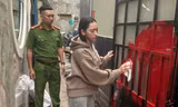 Bắt cô gái tạt sơn nhà người yêu cũ