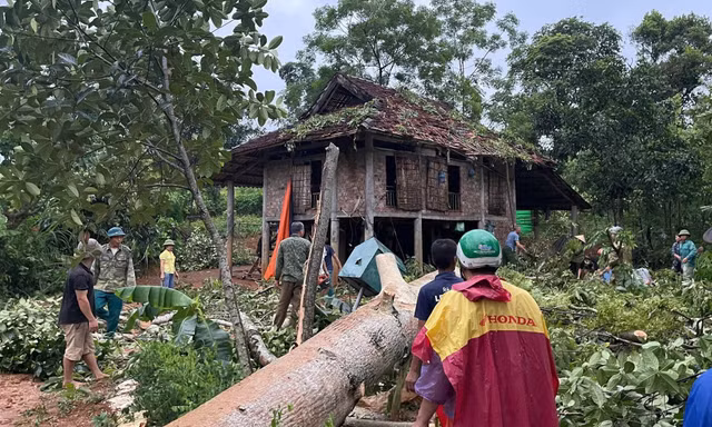 Giông lốc ở Phú Thọ làm 1 người chết, 304 ngôi nhà, 9 trường học hư hỏng