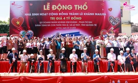 Mailisa khởi công xây dựng nhà sinh hoạt cộng đồng tránh lũ 4 tỷ đồng tại Quảng Trị