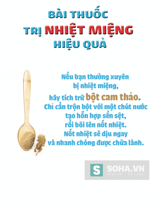 Mẹo chữa nhiệt miệng khỏi nhanh mà cực kỳ đơn giản ảnh 1