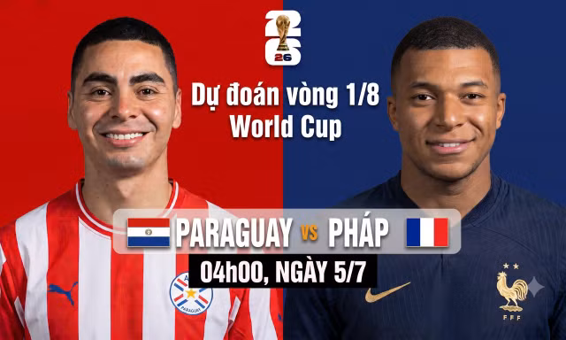 Nhận định Paraguay vs Pháp, 04h00 ngày 5/7: Gặp Mbappe, Paraguay sẽ phải ‘quay xe’