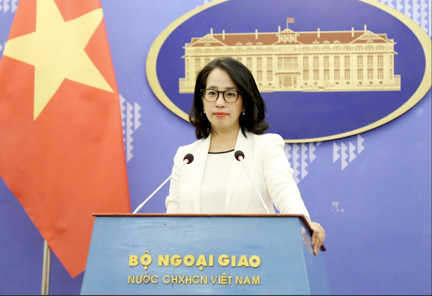Người phát ngôn Bộ Ngoại giao Phạm Thu Hằng. Ảnh: Mofa pham-thu-hang.jpg