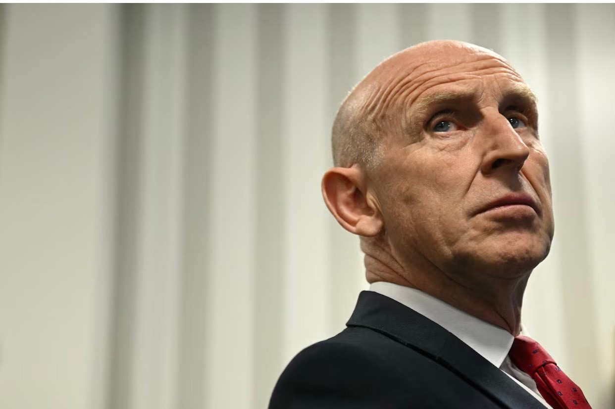 Bộ trưởng Quốc phòng Anh John Healey. (Ảnh: Reuters) img-9366.jpg