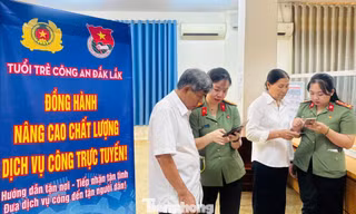 Công an Đắk Lắk lập 110 đội hình thanh niên hỗ trợ chính quyền địa phương 2 cấp 