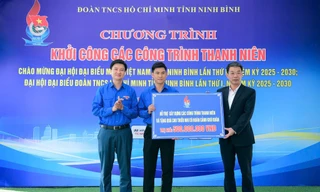 Tỉnh Đoàn Ninh Bình khởi công các công trình thanh niên chào mừng Đại hội nhiệm kỳ 2025-2030