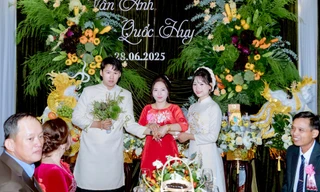 Cô dâu Lâm Đồng trang trí đám cưới bằng 500kg rau củ, cả họ ăn 1 tháng mới hết