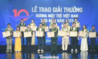 10 Gương mặt trẻ Việt Nam tiêu biểu năm 2025.