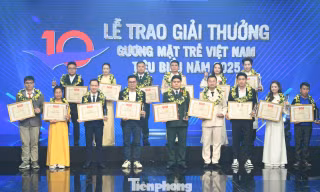 10 Gương mặt trẻ Việt Nam tiêu biểu năm 2025.