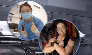 Cô gái làm nghề đặc biệt, gây sốt vì vóc dáng vạm vỡ