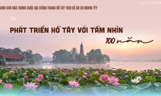 Phát triển Hồ Tây với tầm nhìn 100 năm