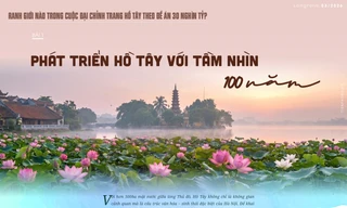 Phát triển Hồ Tây với tầm nhìn 100 năm