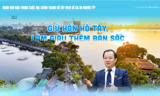 ‘Đại chỉnh trang’: Giữ hồn Hồ Tây, làm giàu thêm bản sắc