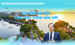 ‘Đại chỉnh trang’: Giữ hồn Hồ Tây, làm giàu thêm bản sắc