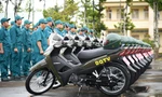 Bàn giao 204 xe mô tô cho Ban chỉ huy Quân sự cấp xã ở An Giang