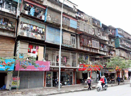 Nhiều chủ đầu tư kêu khó giải phóng mặt bằng dự án cải tạo chung cư cũ. Ảnh minh họa