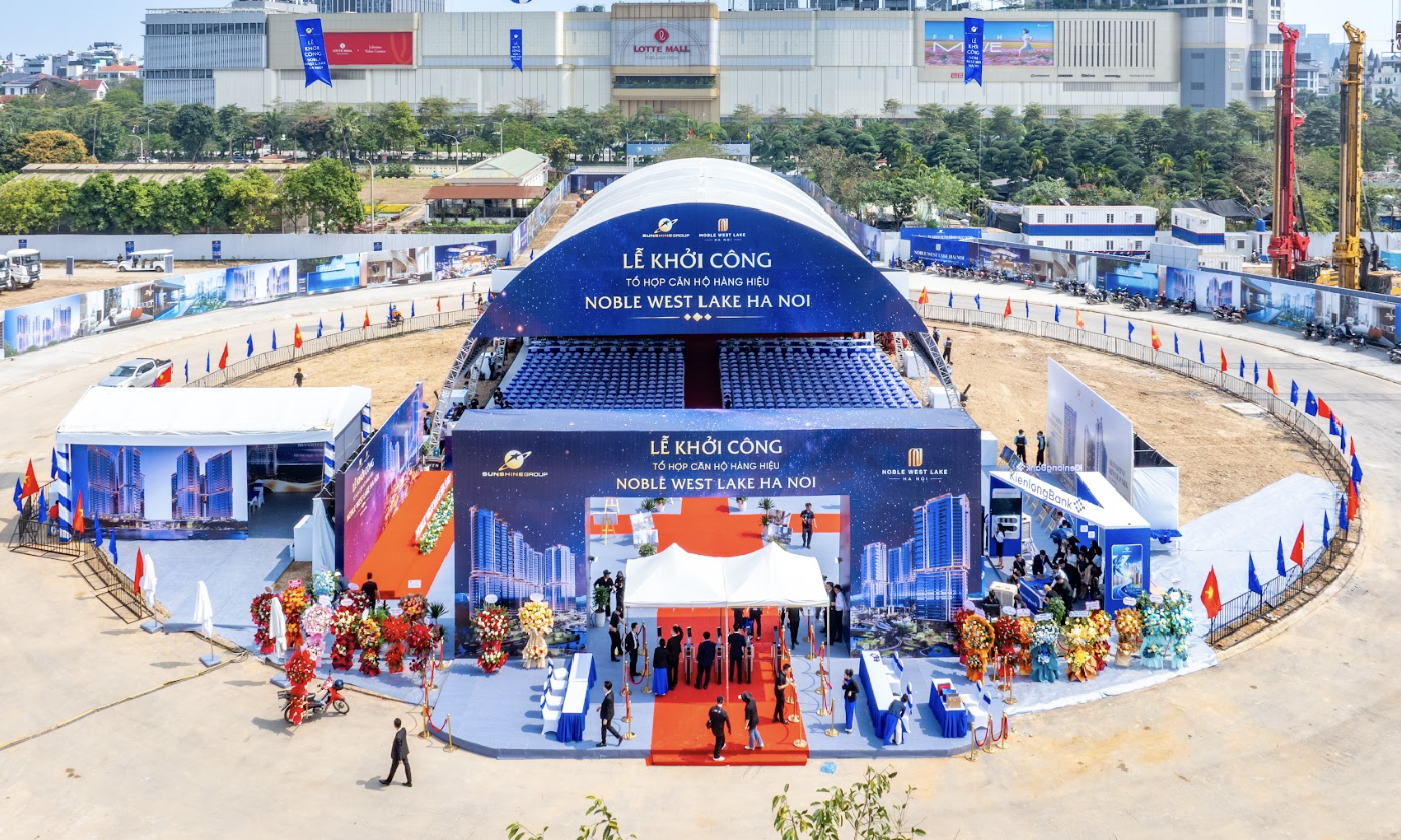 Sunshine Group khởi công siêu dự án với 12 toà tháp căn hộ hàng hiệu