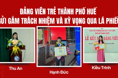 Đảng viên trẻ thành phố Huế gửi gắm trách nhiệm và kỳ vọng qua lá phiếu