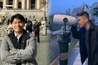 Chàng trai HANU và giấc mơ Italia bắt đầu từ bài hát 'Chú ếch con'