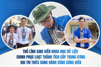 Thủ lĩnh sinh viên Khoa học dữ liệu chinh phục loạt thành tích cấp Trung ương: Khi tri thức song hành cùng cống hiến