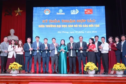 Trường Đại học Sao Đỏ ký kết hợp tác đào tạo với các doanh nghiệp