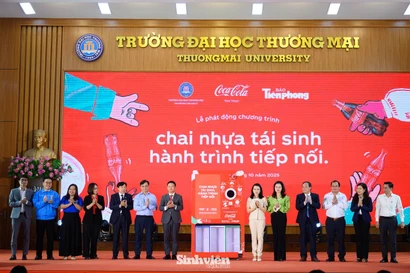 6 trường đại học tiếp tục tham gia chương trình ‘Chai nhựa tái sinh - Hành trình tiếp nối’